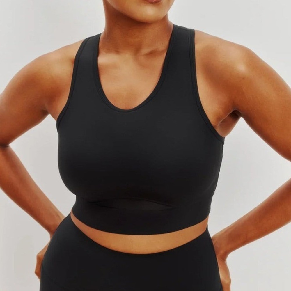 Knix Black Momenta Pullover Athleisure Racerback Sports Bra Activewear XL+